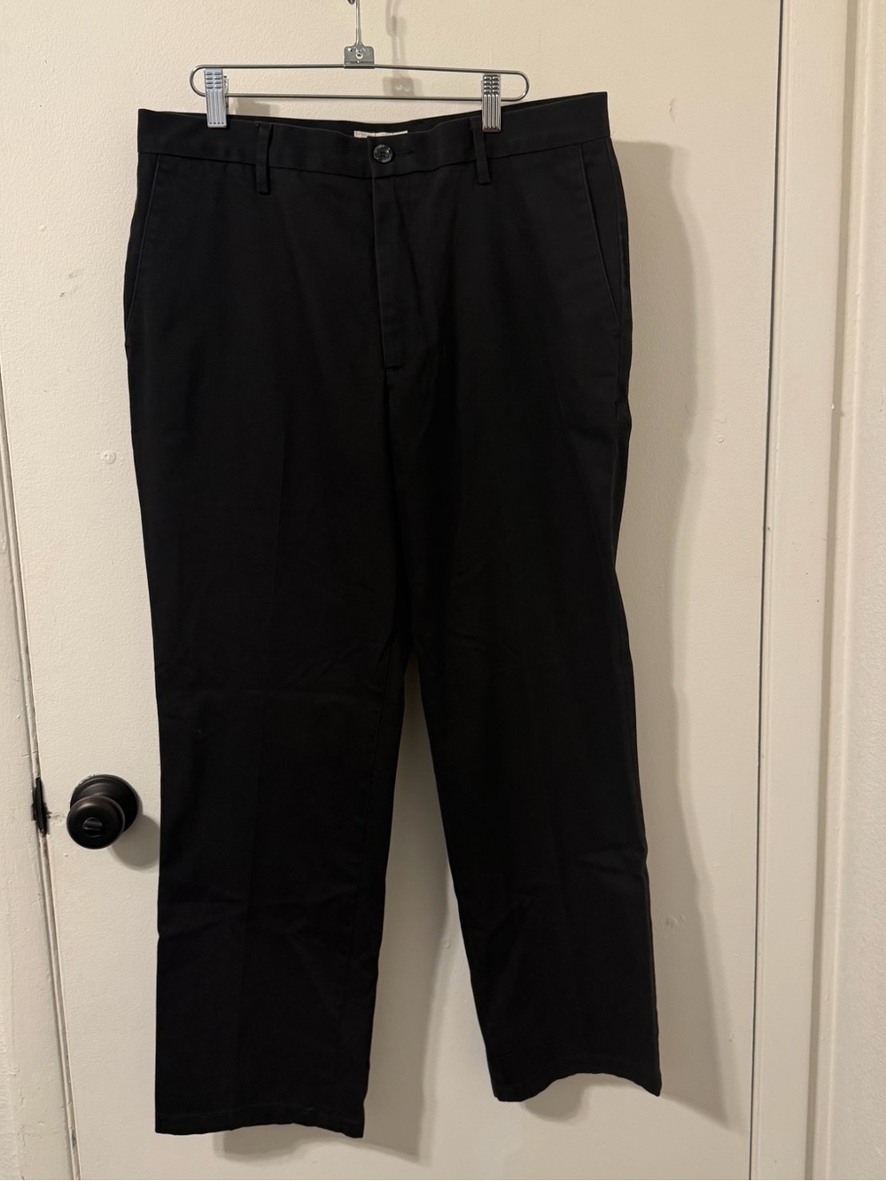 Dockers Straight Fit Black Pants Size 34x30